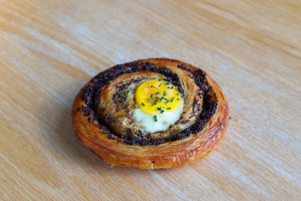 Roulé champignons oeuf